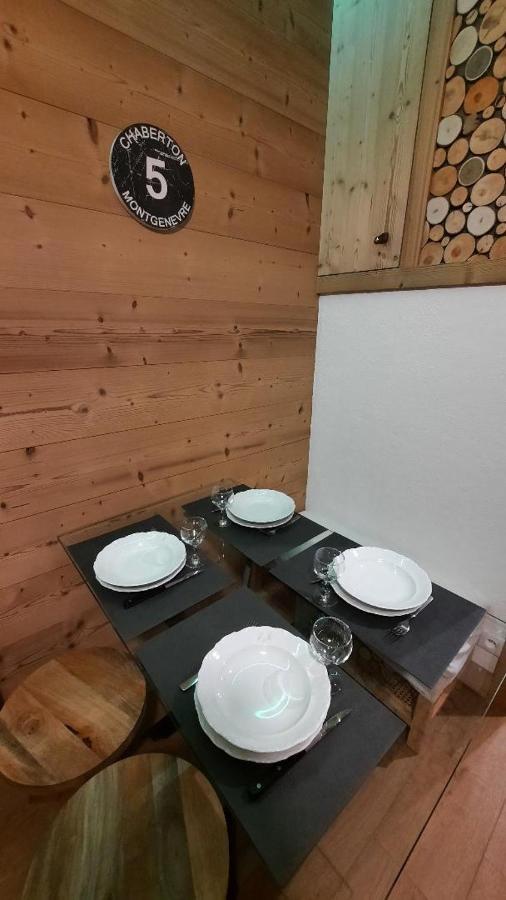 Ferienwohnung Le Cocon Des Neiges Montgenèvre Exterior foto