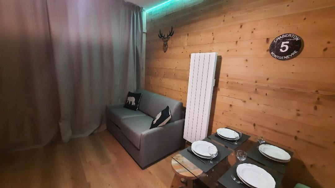 Ferienwohnung Le Cocon Des Neiges Montgenèvre Exterior foto